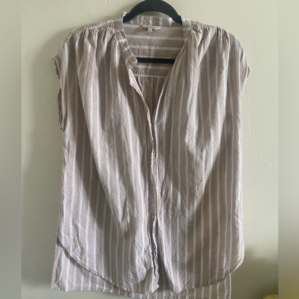 Lucky Brand Women’s Large, Striped, Sleeveless Top